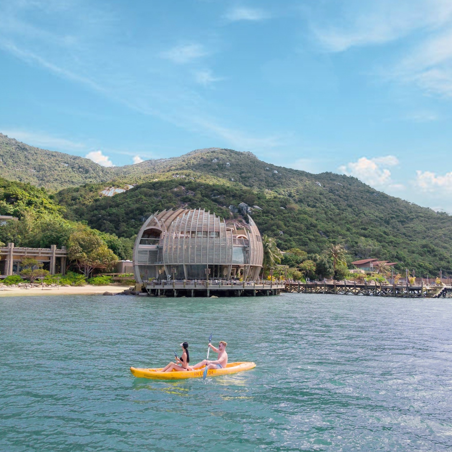 Không gian thư giãn tại An Lâm Retreats Ninh Vân Bay