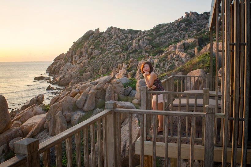 Không gian phòng ngủ sang trọng của Villa VIP Anami Resort Bình Ba