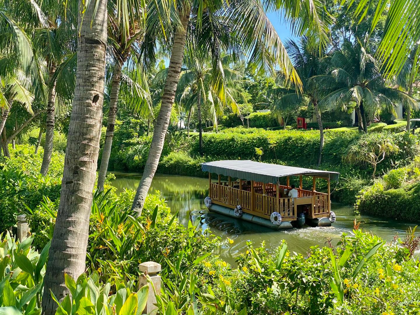 Hệ thực vật tự nhiên xanh mát tại resort Angsana Lăng Cô