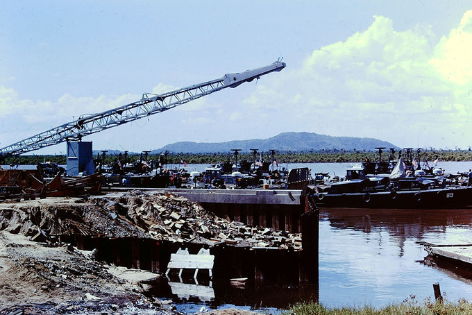 Một góc căn cứ Cát Lở năm 1967.