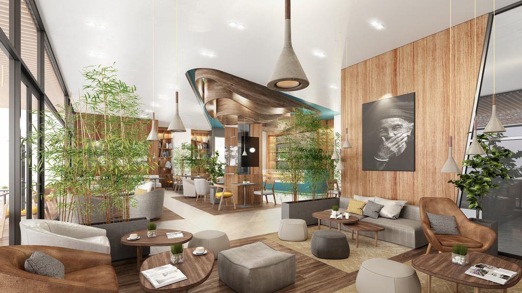 Không gian sảnh đón khách sang trọng tại Ariyana SmartCondotel