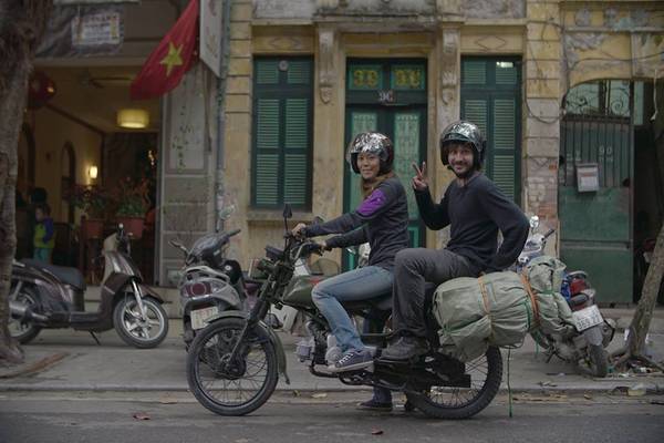 Christian trong chuyến đi đến Hà Nội