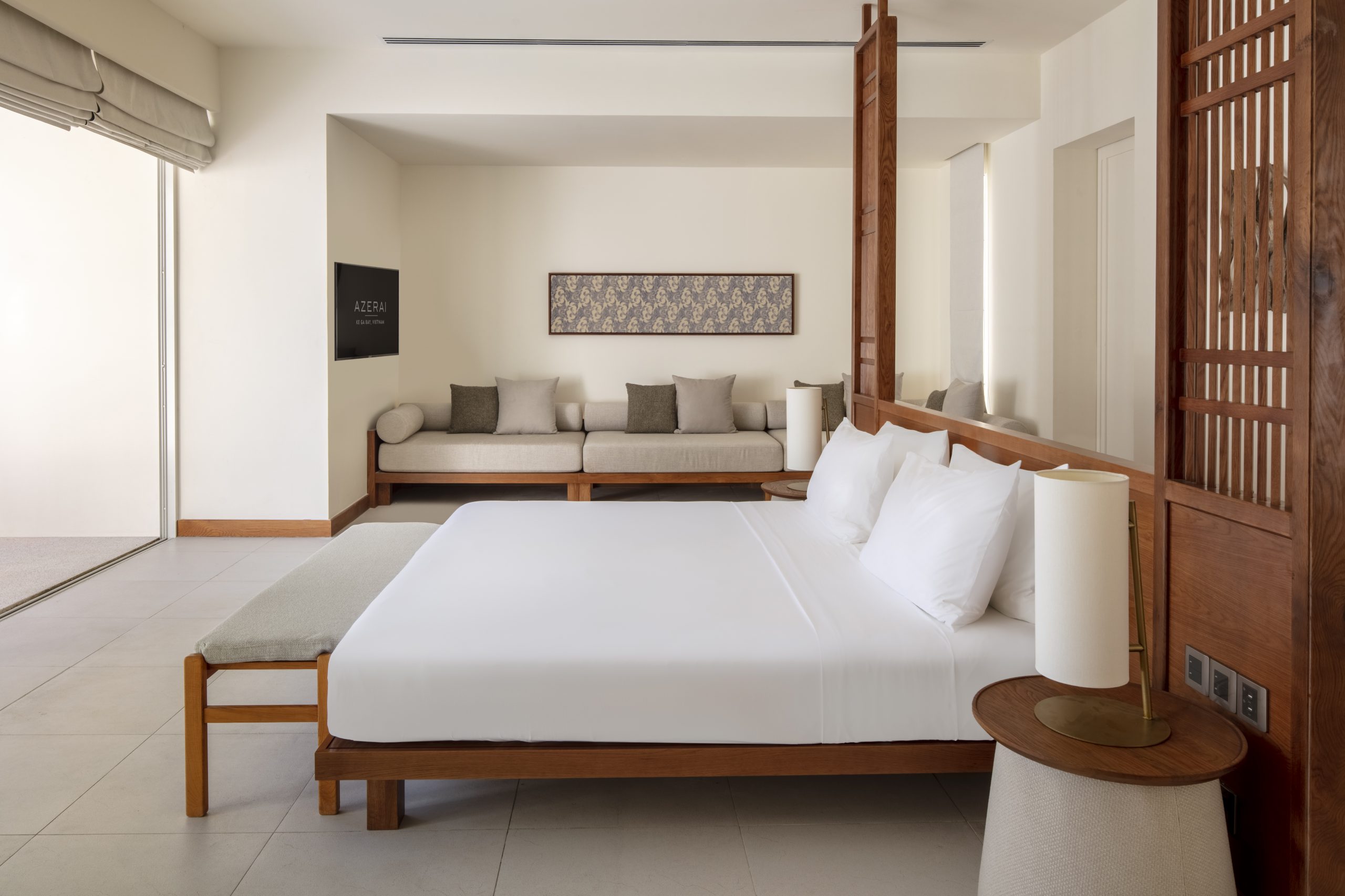 Phòng Deluxe Suite có hồ bơi tại Azerai Kê Gà Bay