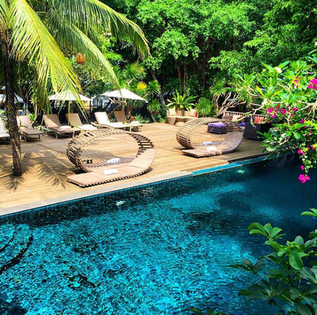 Không gian xanh resort gần Sài Gòn An Lâm