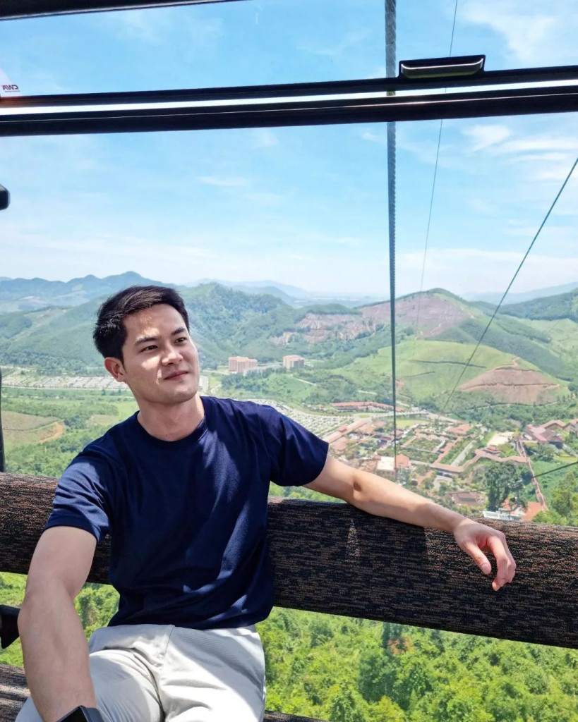Cảnh quan núi Chúa khi nhìn từ cáp treo. Ảnh: emmanuel__michael_