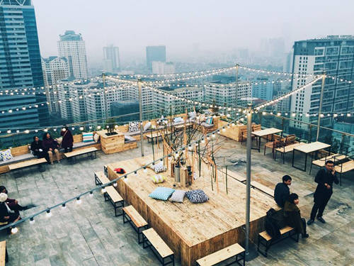 Trill cafe sở hữu không gian lộng gió tuyệt đẹp tại Hà Nội