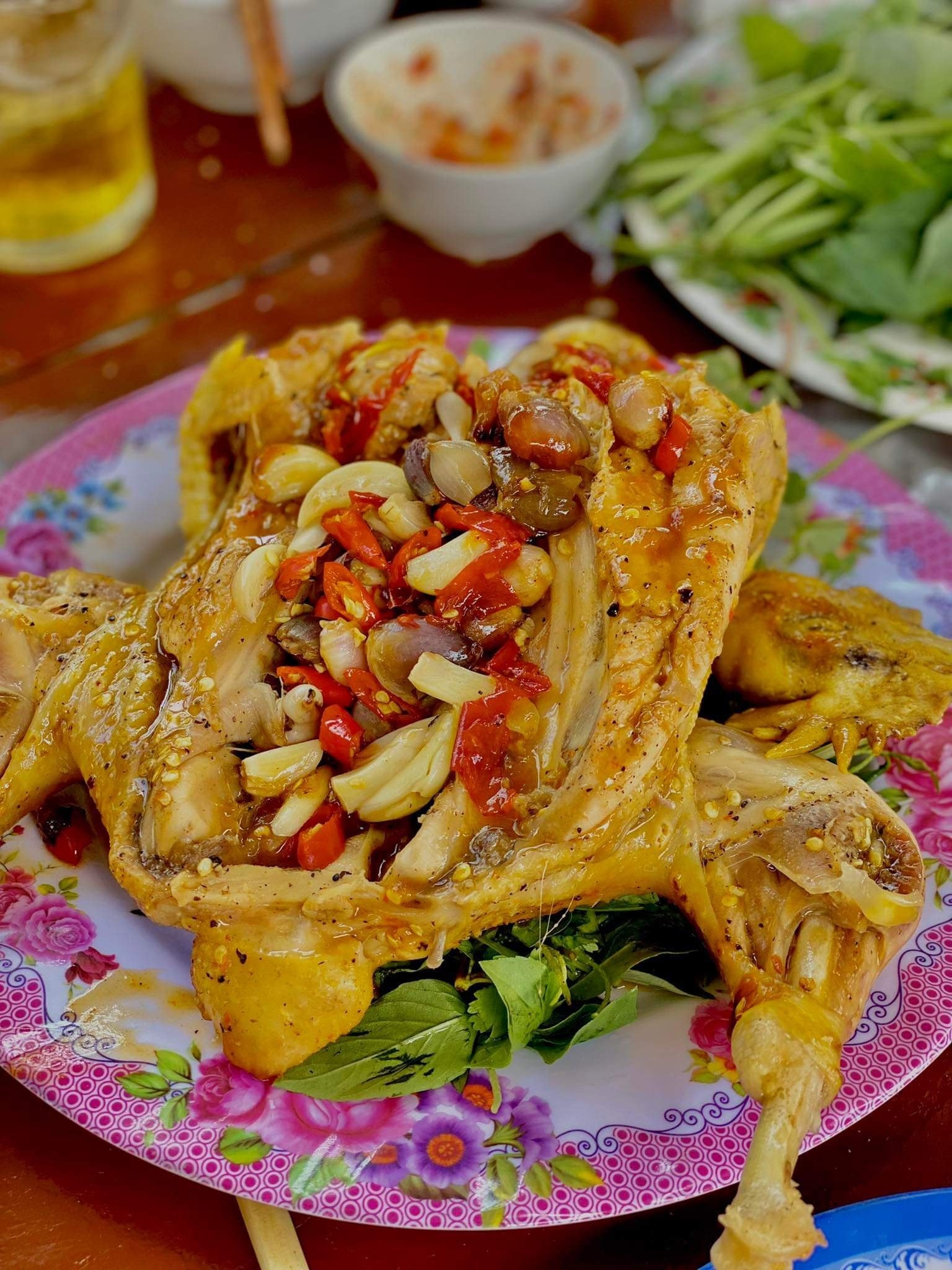 Gà hấp rượu Phú Yên