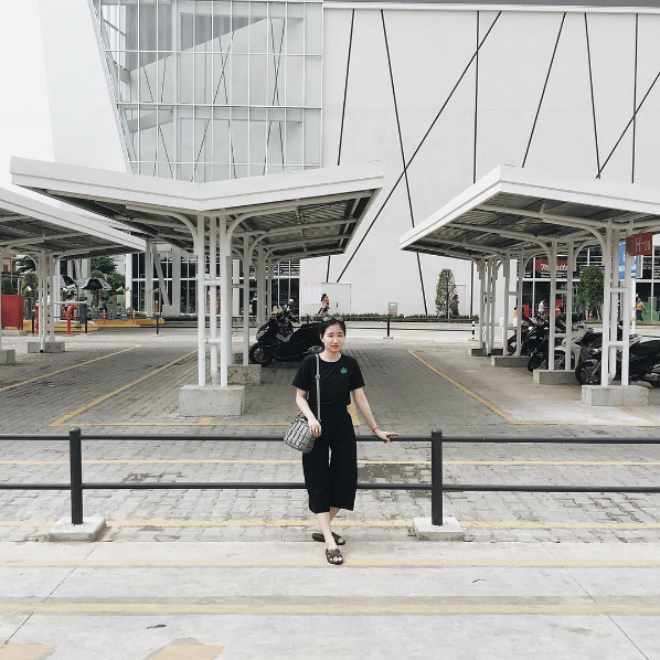 Ảnh chụp tại bãi gửi xe Aeon Mall Bình Tân
