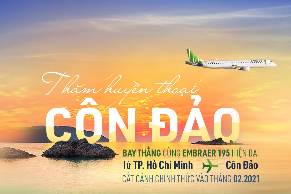 Siêu hot Bamboo Airways chính thức mở bán vé chặng Sài Gòn – Côn Đảo