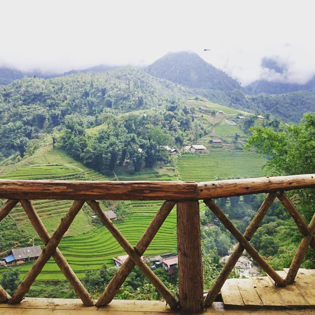 Ngắm ruộng bậc thang tại bản Cát Cát