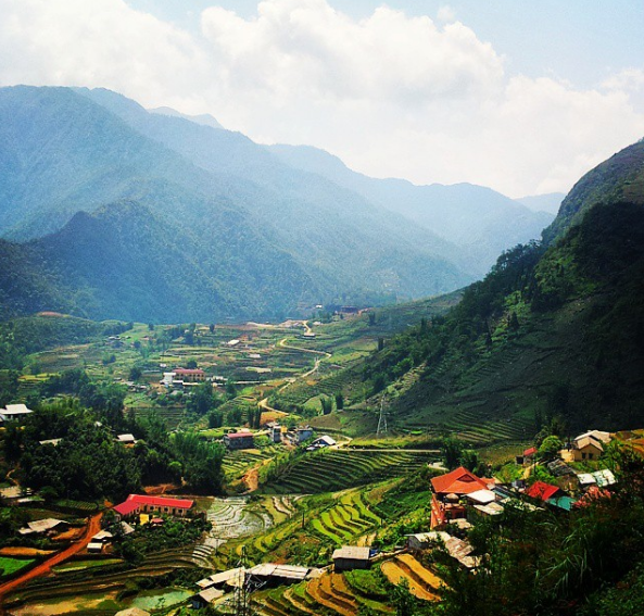 Phong cảnh thiên nhiên bản Cát Cát