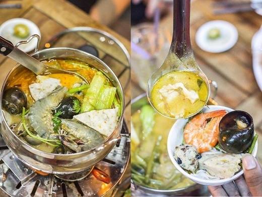 Lẩu ốc Pattaya món mới Sài Gòn