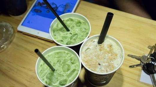 Trà sữa óc chó món mới Sài Gòn