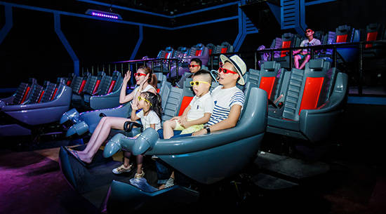 Rạp chiếu phim 3D Mega 360 độ với công nghệ hiện đại nhất tại Fantasy Park Bà Nà Hills