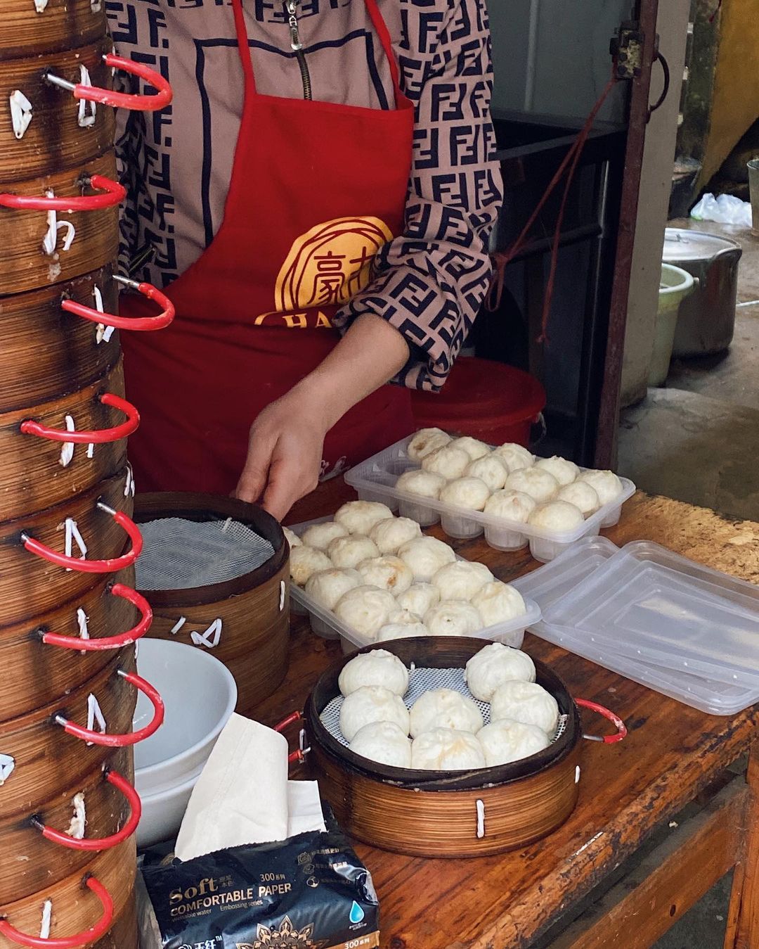 Bánh bao há cảo món ăn Hà Khẩu