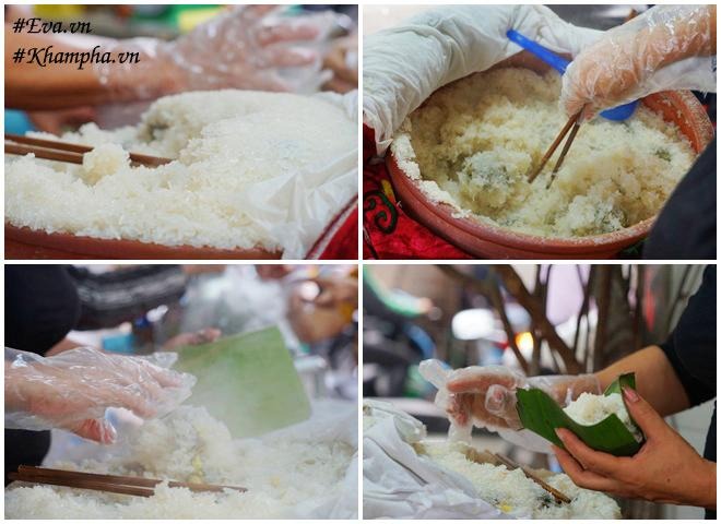 Bánh khúc Hà Nội được ủ trong niêu gốm giữ nóng