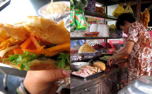 Xe bán bánh mì vỉa hè - nơi bánh mì Việt Nam thuộc về