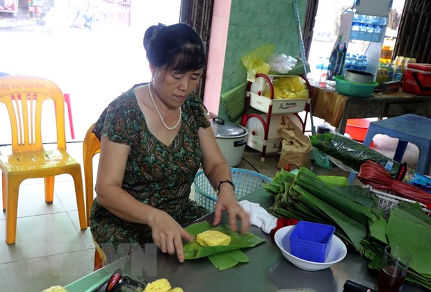 Gói bánh phu thê Đình Bảng