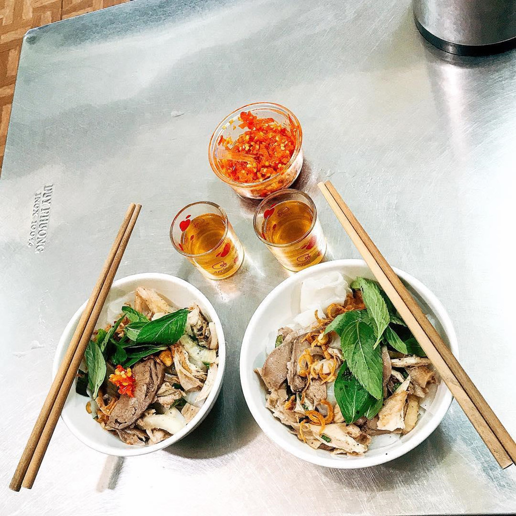 Bánh ướt lòng gà Đà Lạt tại Quán Hằng 68
