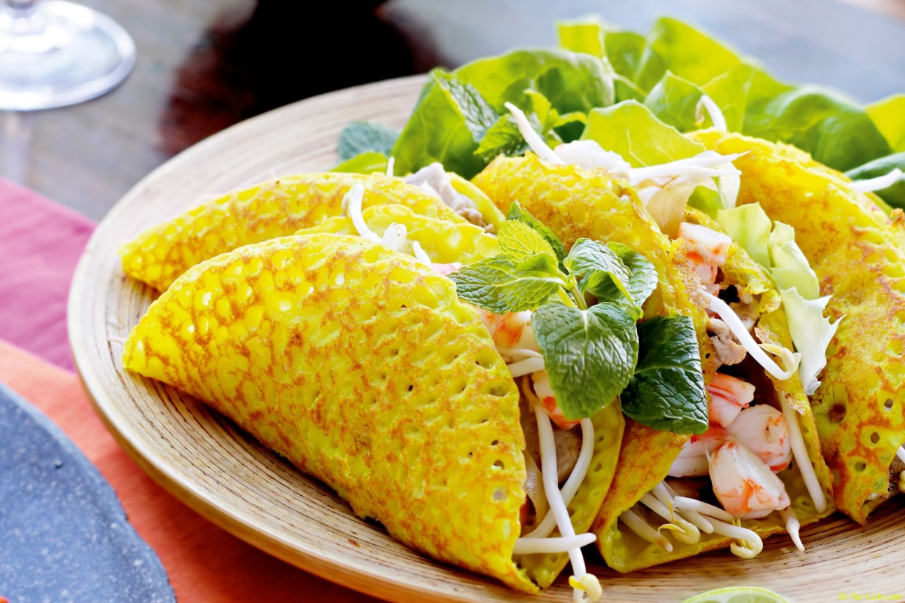 Bánh xèo Long Hải món ăn ngon Vũng Tàu