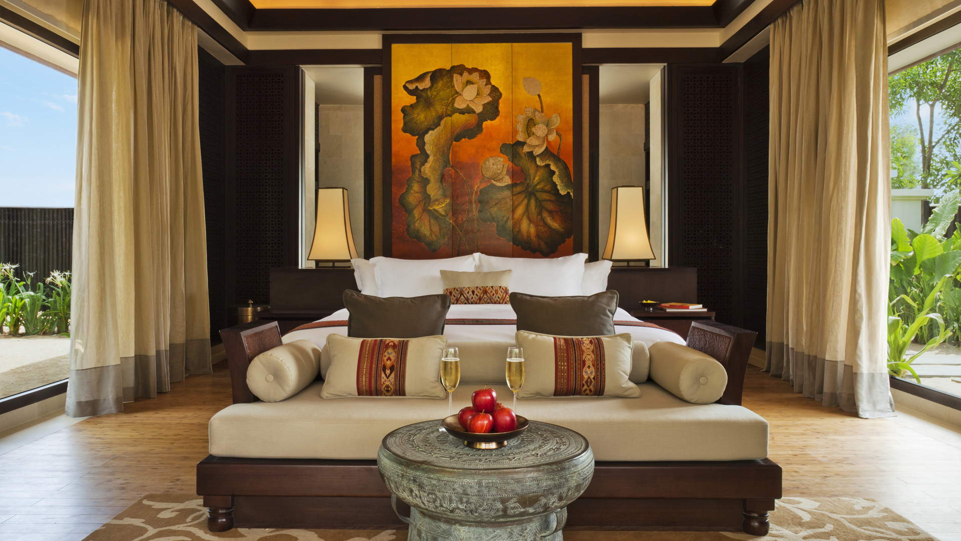 Không gian phòng ngủ tại Banyan Tree Lăng Cô Huế Không gian phòng ngủ tại Banyan Tree Lăng Cô Huế