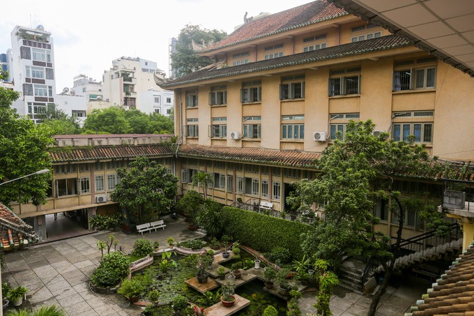 Dãy nhà hình chữ U được xây thêm năm 1970 tại Bảo tàng lịch sử TP HCM