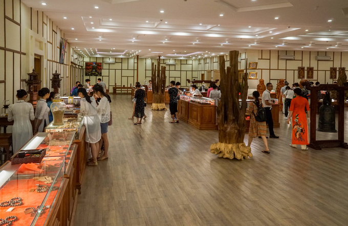 Nhà trưng bày Bảo tàng Trầm Hương Nha Trang rộng 5.000 m2 tại xã Phước Đồng, thành phố Nha Trang
