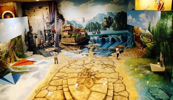 Tranh 3D tại Bảo tàng Artinus Sài Gòn - điểm vui chơi trẻ em Sài Gòn