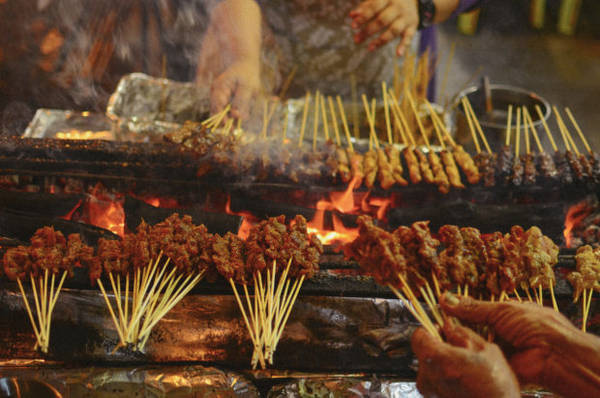Singapore Satay - món ăn nổi tiếng ẩm thực Singapore