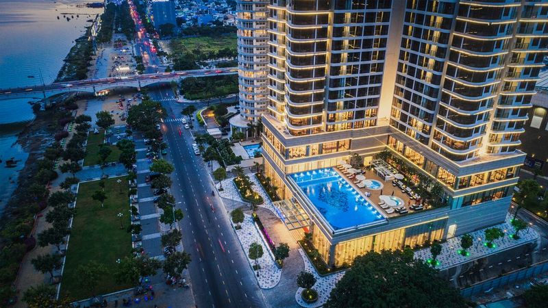 View sông Hàn từ khách sạn Đà Nẵng Vinpearl Condotel