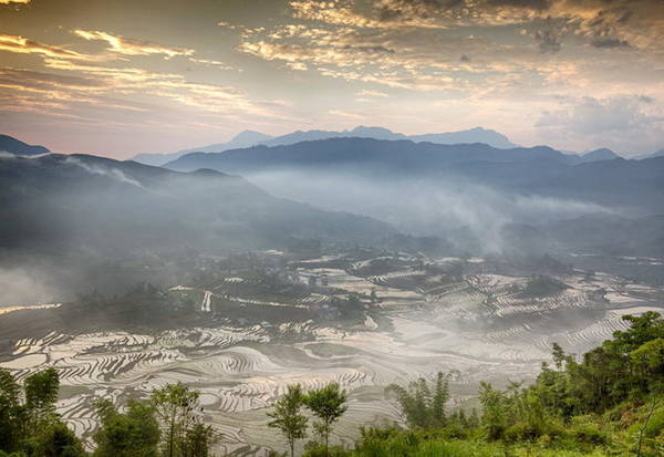 Vẻ đẹp huyền ảo của ruộng bậc thang Sàng Ma Sáo