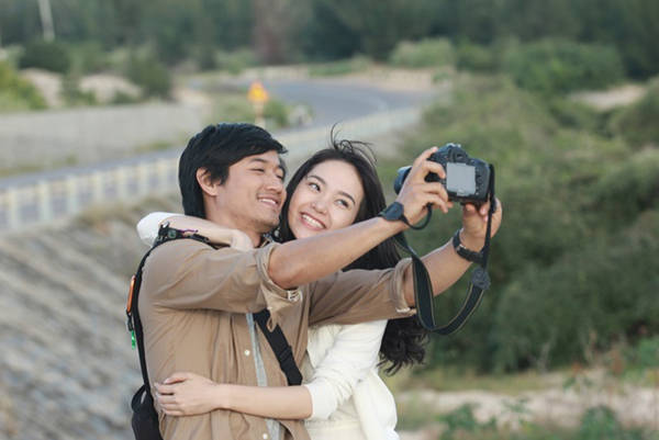 Cảnh quay Bàu Trắng Phan Thiết trong phim Bao giờ có yêu nhau Cảnh quay Bàu Trắng Phan Thiết trong phim Bao giờ có yêu nhau