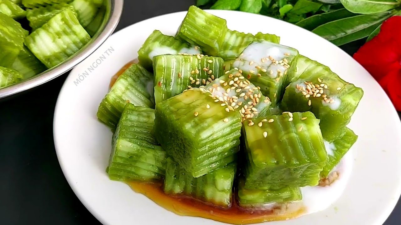 Bánh đúc lá dứa miền Tây