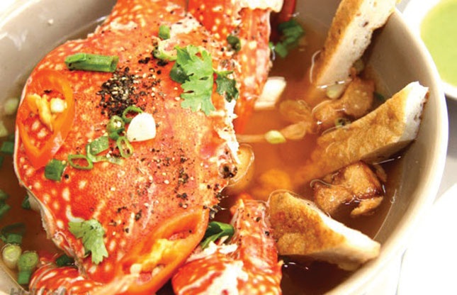 Bánh canh ghẹ chả món ăn ngon Kiên Giang Bánh canh ghẹ chả món ăn ngon Kiên Giang