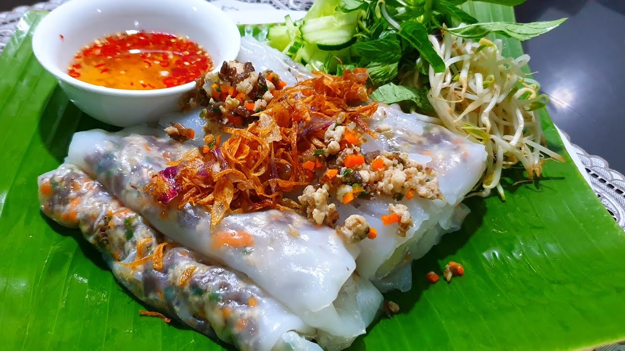 Bánh cuốn nóng món ăn Phú Thọ
