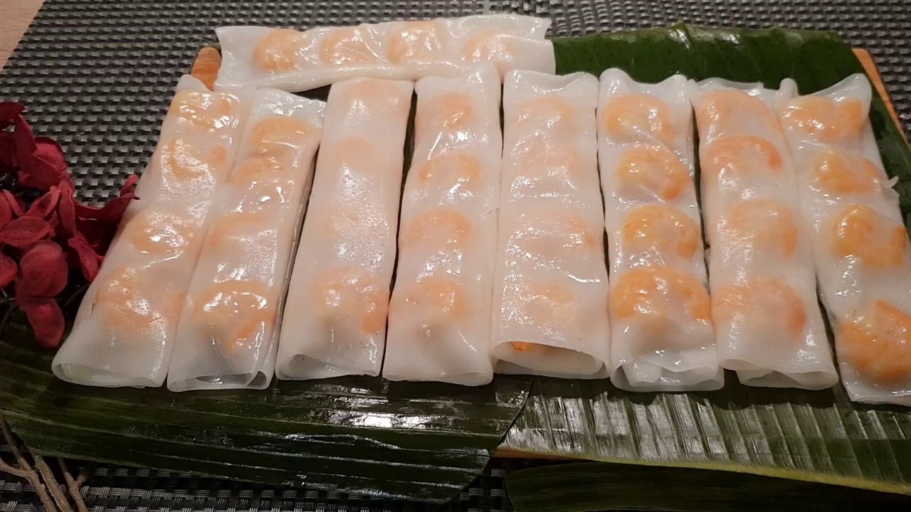 Bánh cuốn nhân tôm Diêm Điền đặc sản Thái Bình