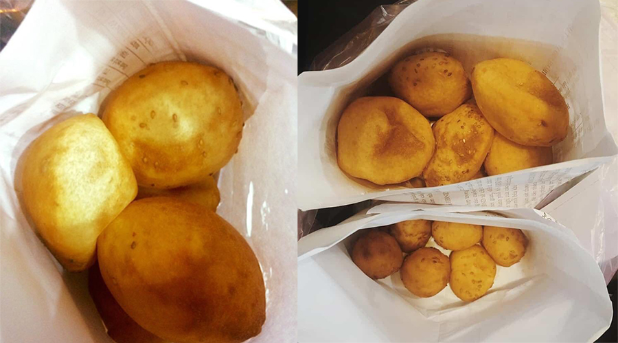 Bánh tiêu đậu xanh món ăn ngon Vũng Tàu