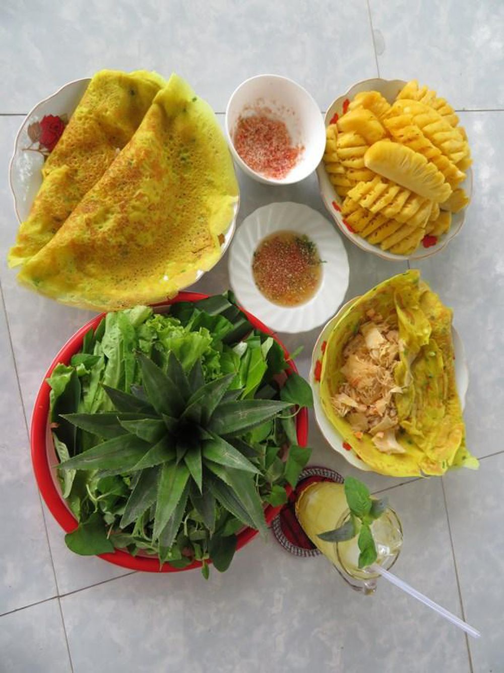 Bánh xèo củ hũ khóm miền Tây đặc trưng