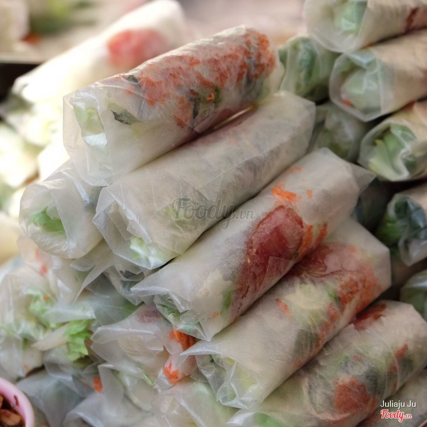 Bò Bía Vỉa Hè - Trần Bình Trọng. Ảnh: Juli Mu/Foody.
