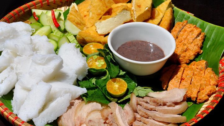 Bún đậu mắm tôm Hà Nội Ngõ Trạm