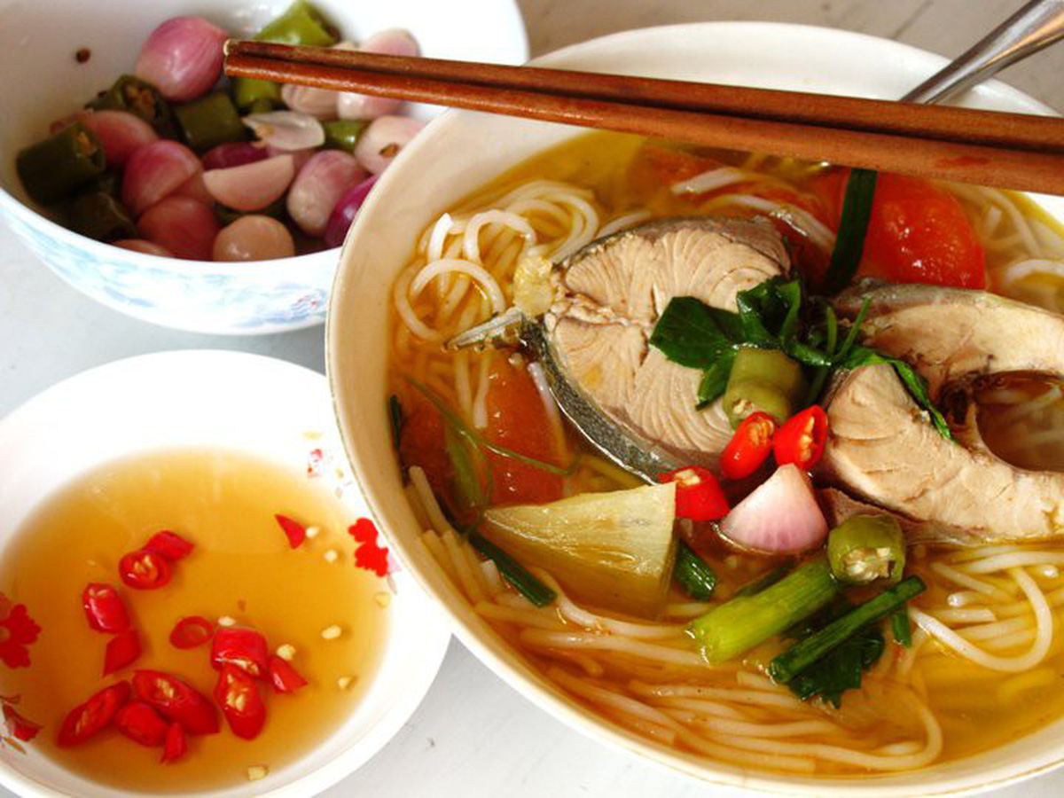 Bún cá ngừ um đặc sản Quảng Ngãi