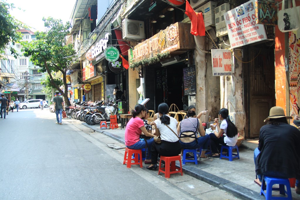 Bún ốc Hà Nội tại quán Giang phố cổ