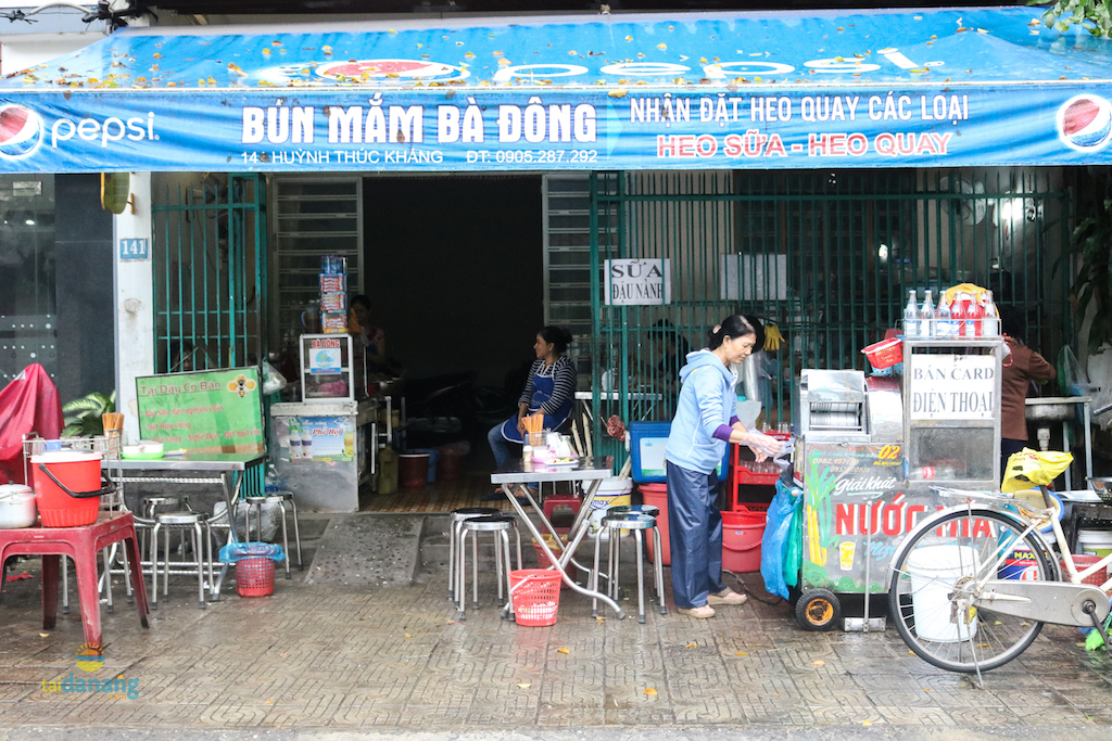 Bún mắm bà Đông Đà Nẵng ngon nức tiếng