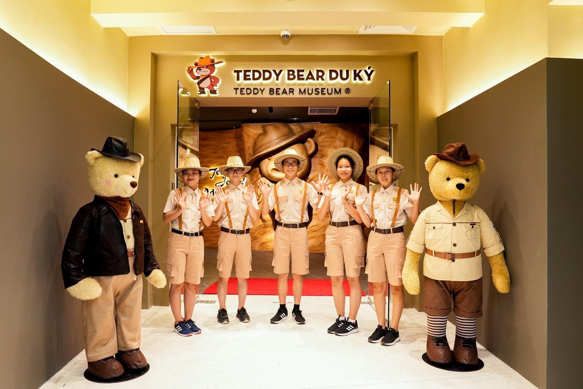 Mô hình trang trí ấn tượng tại bảo tàng gấu Teddy Phú Quốc