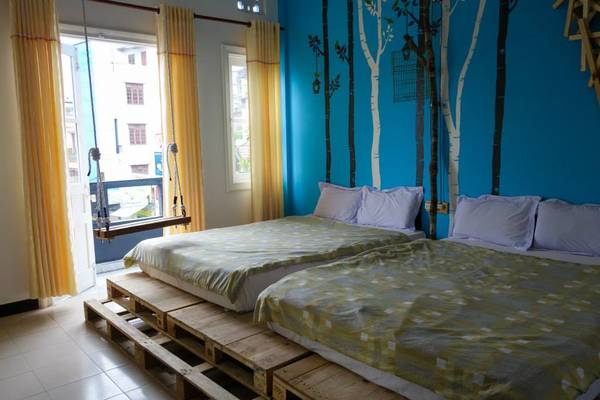 Góc thư giãn dễ thương tại Beepub Hostel