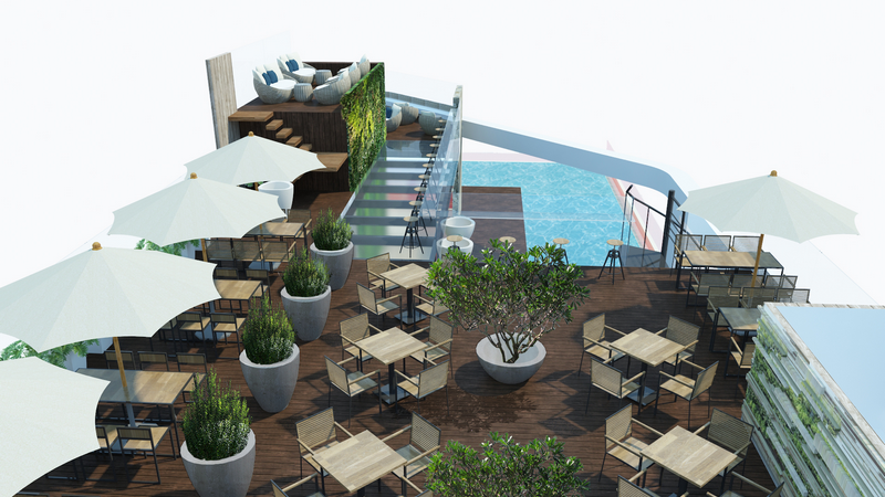 Belle Maison Parosand Đà Nẵng không gian bar