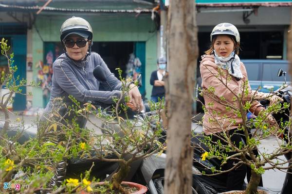 Khách mua hoa kiểng Bến Bình Đông