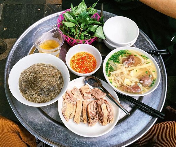 Bún ngan chan và bún ngan chấm Hà Nội