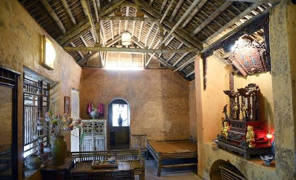Ngôi nhà tranh vách đất tái hiện không gian xưa tại Việt Phủ Thành Chương