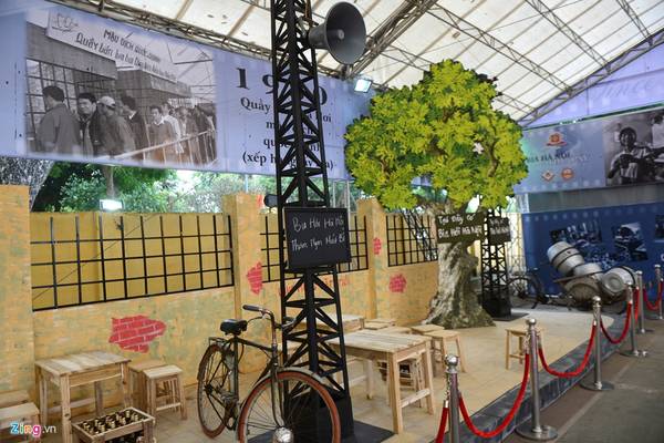 Phục dựng quán bia mậu dịch thời bao cấp tại Ký ức Hà Nội